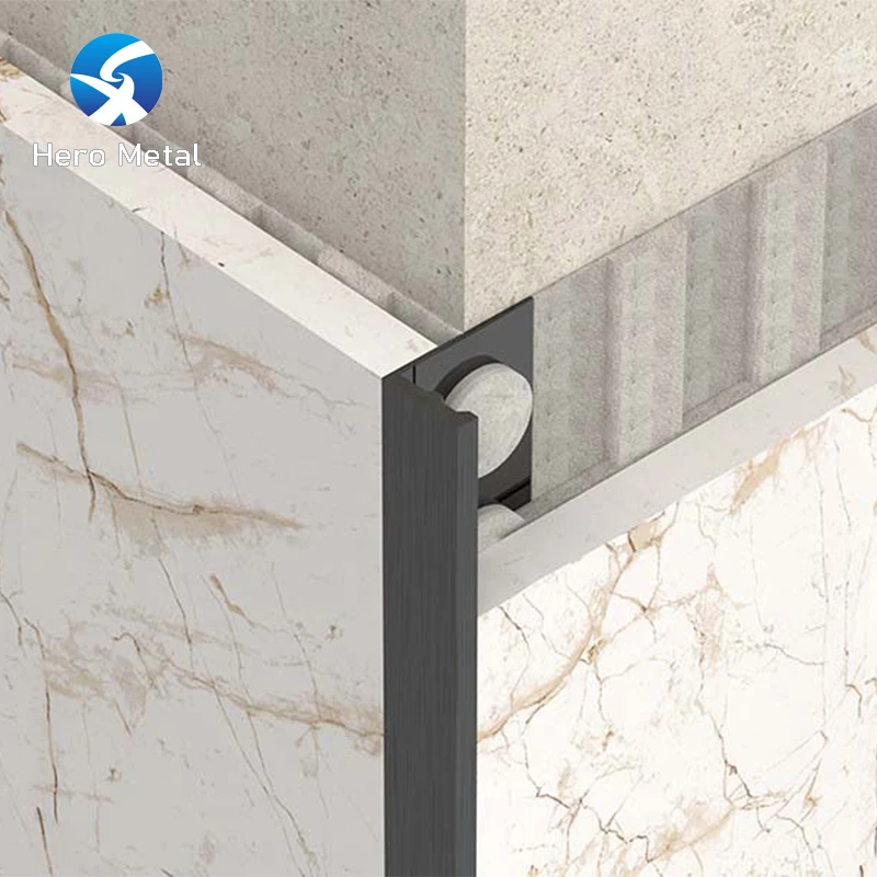 moldura de baldosas de aluminio cermico de borde